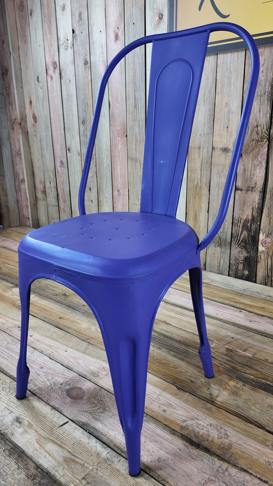LIVING spisebordsstol med høj ryg - lilla udstiillingsmodel