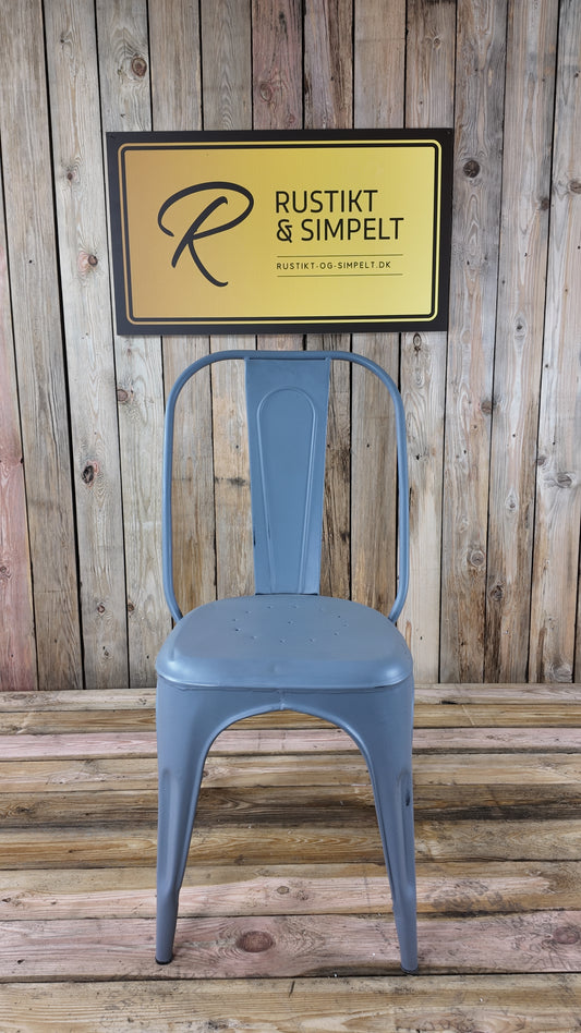 Spisebordsstol med høj ryg - GRÅ udstiillingsmodel