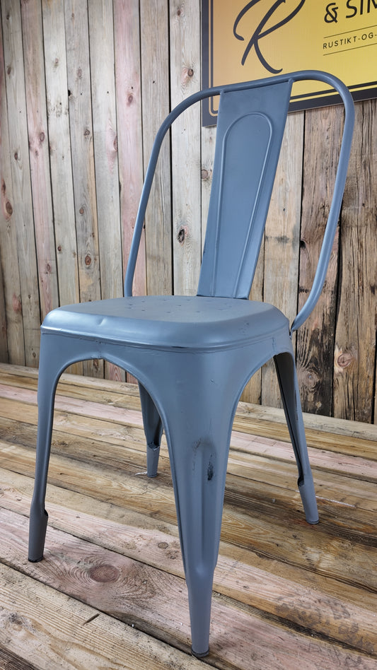 Spisebordsstol med høj ryg - GRÅ udstiillingsmodel